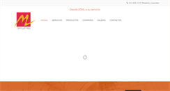 Desktop Screenshot of maderalaminados.com