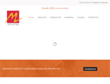 Tablet Screenshot of maderalaminados.com